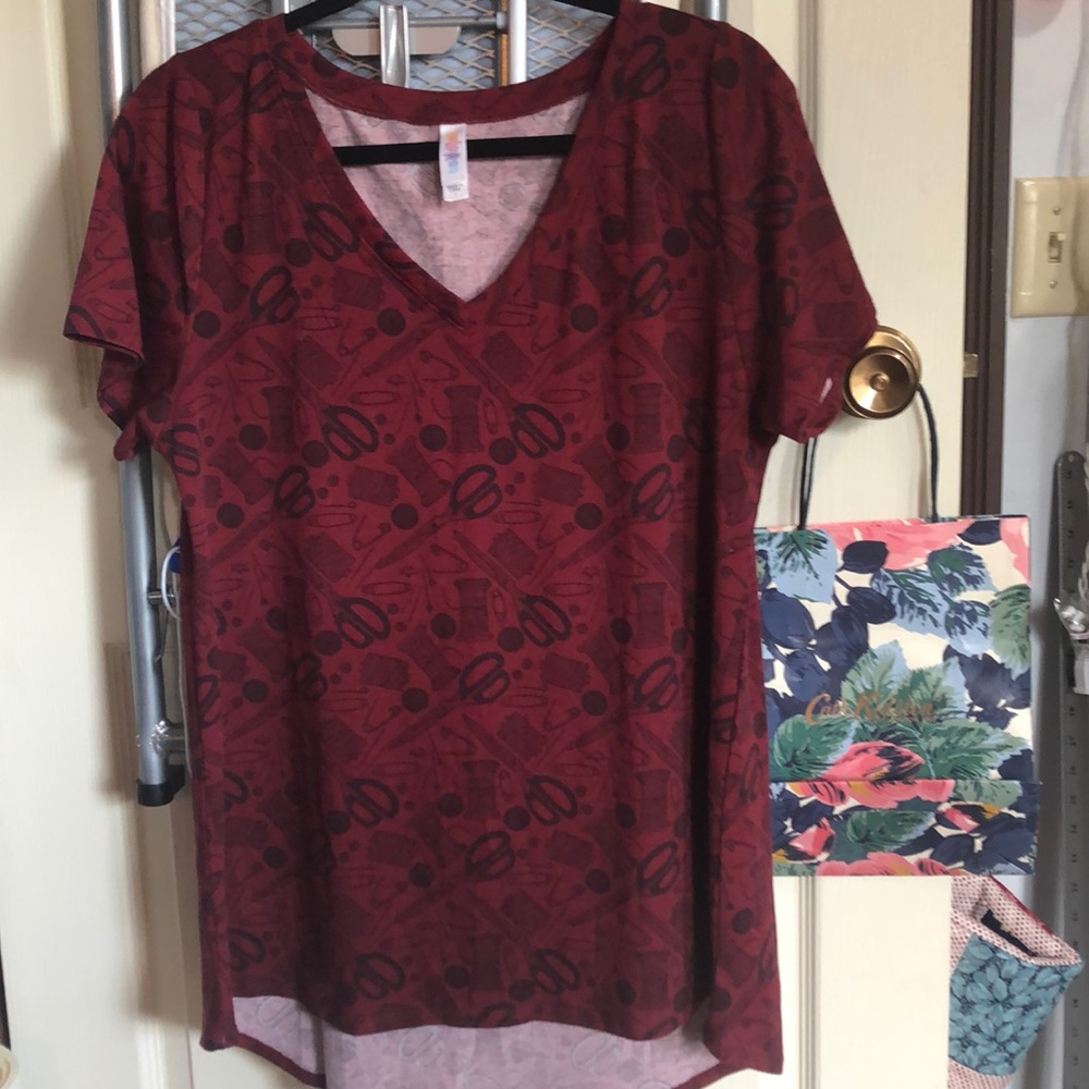 LulaRoe Christy Large Sewing Print